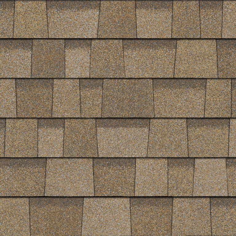 sand/beige shingles.