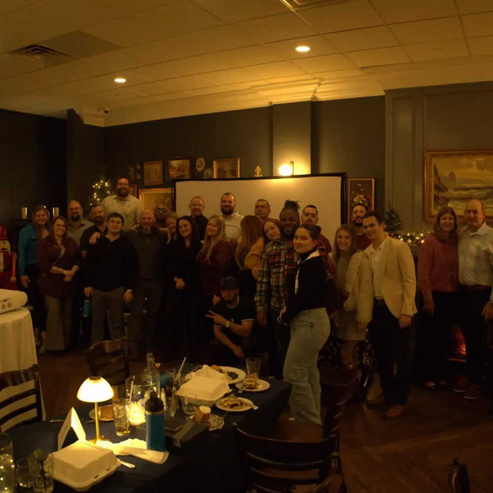 Holiday Party group picture from 2024